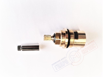 D&D, Кран букса 3/4 90гр ГВС керамическая 24шл