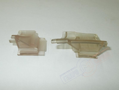 Промежуточно-концевая накладка силиконового уплотнителя двери Идеал Стандард DE LUXE