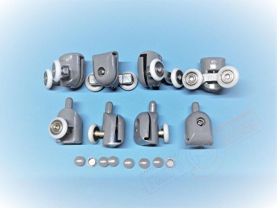 Набор роликов 21мм двери душевой кабины Аквалюкс YMJ-209-13