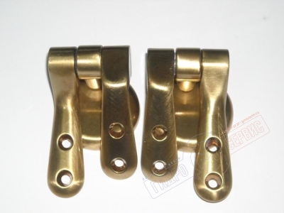 Крепления сиденья для унитаза Lineatre, бронза