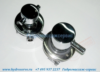 Cмеситель Z=110мм с 4-х позиционным переключателем функций душевой кабины