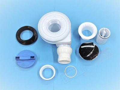 Сифон 50мм Хром TB50K TURBOFLOW высокой производительности 54л\мин всборе душевого поддона