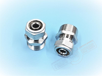 Соединение 16*3/4" НР для металлопластиковой трубы 16*2,0мм PROFIT GH