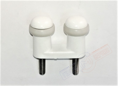 Нижний ролик 21мм двери душевой кабины TEUCO 226, направляющий кронштейн - нзкз