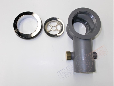 HOESCH, Слив-перелив с наполнением COMBI PLUS, без декоративных частей