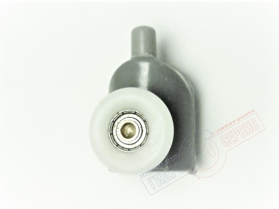 Ролик 25мм двери душевой кабины, нижний, подпружиненный, поворотный