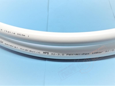 Труба 32*3.0 металлопластиковая PEX-AL-PEX MRS GH  - 1 м\п
