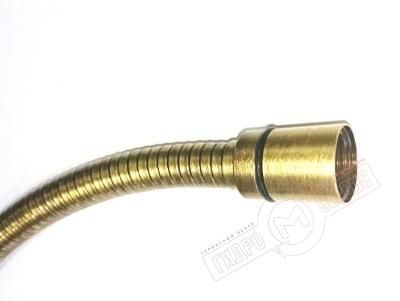 Шланг G1/2 х 1/2 L=1.5m ЗОЛОТО лейки для душа MIGLIORE