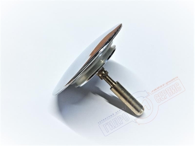 Пробка 70мм хром слива-перелива ванны