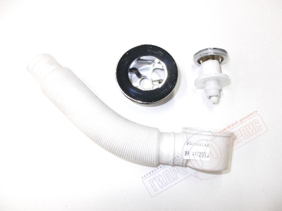 Слив душевого поддона полуавтомат Aqualux