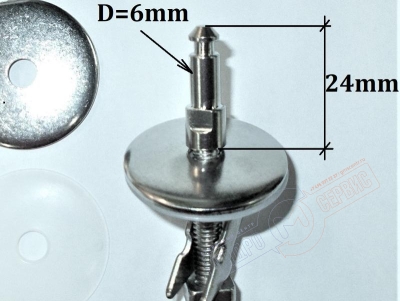 TESI 3 Крепление 6мм BS05 для крышки унитаза Идеал Стандард с 2020 г.в.