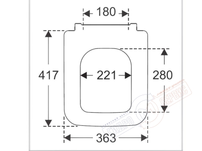 FINION Сиденье 88S унитаза Villeroy&Boch с микролифтом