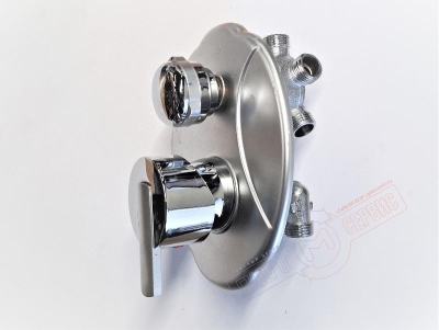 Cмеситель Z=7см с 5-ти позиционным переключателем функций для душевой кабины APOLLO TS49W 