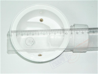 Сифон D=90mm Хром для поддона душевой кабины, Viega