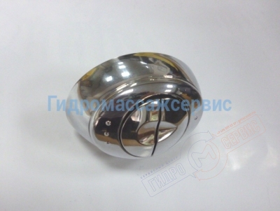 Клапан слива с кнопкой для арматуры бачка унитаза (механизм спуска воды) - нзкз