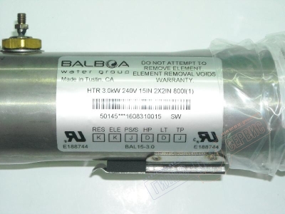 Электро ТЭН нагреватель воды 3 kw минибассейна Jacuzzi Santorini