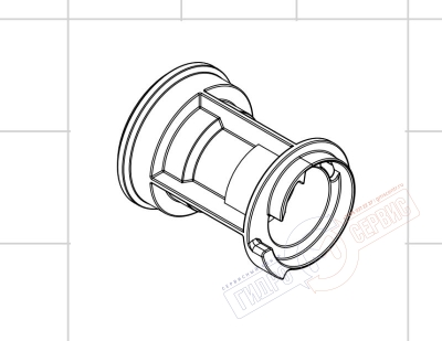 Кожух безопасности термокартриджа смесителя Ecostat Select Хансгрое