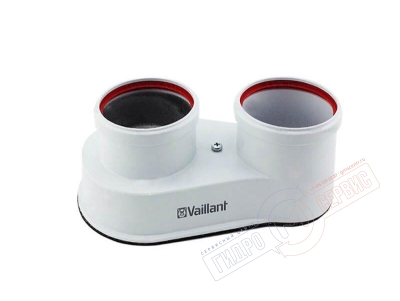 Vaillant Разделительный адаптер с DN 60/100 на две трубы DN 80, atr. 303818 - нзкз