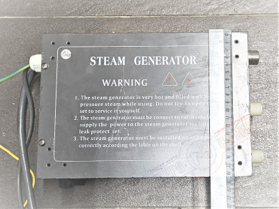 Парогенератор 3,0 kW душевой кабины с турецкой баней HUBER HX813-4 \ Aqualux (уценка)