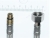 G3/8 x M10mm Шланг L=600mm подводки воды к смесителю, запчасти смесителя Хансгрое 97398000