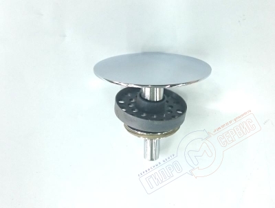 APOLLO Пробка слива-перелива ванны, хром, с дренажем