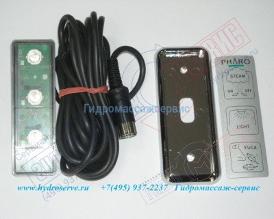 Пульт управления сауной душевой кабины PHARO-500/600, HANSGROHE 21893000