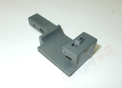 Нижний крючок 30х71х19.5мм двери APPOLLO A-0734, левый, серый