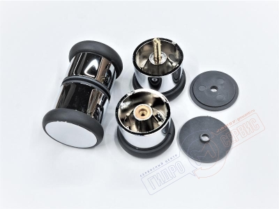 Комплект Хром цилиндрических ручек 40мм дверей душевой кабины AQUALUX \ Appollo Комплект Хром цилиндрических ручек 40мм дверей душевой кабины AQUALUX \ Appollo