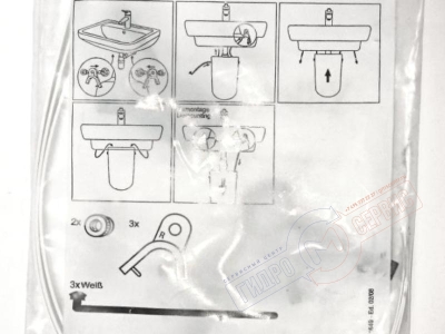 Крепление полуколонны раковины Villeroy & Boch