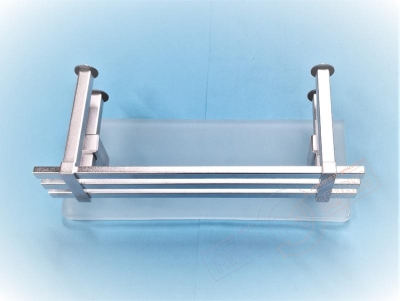 Полка 30*12*9см с поручнями для душевой кабины E020 Aqualux