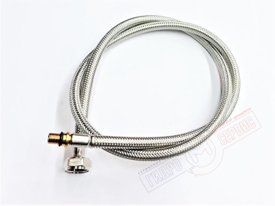 Шланг 3/8x8mm, L=900mm подводки воды к смесителю Хансгрое