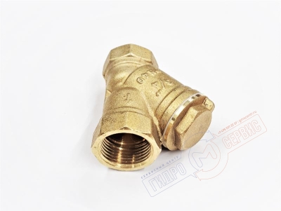 Сетчатый фильтр 3/4 ВР-ВР косой DN20 GH Сетчатый фильтр 3/4 ВР-ВР косой DN20 GH