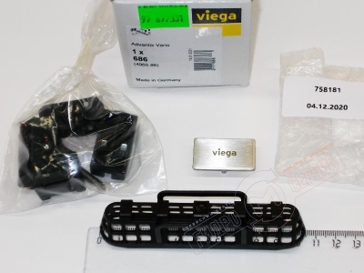 Комплект 686 Дизайн вставка душевого лотка VIEGA Advantix Vario, не полированный