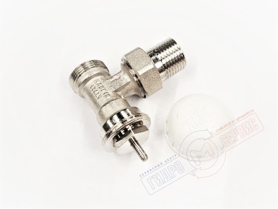 Угловой термостатический клапан для радиатора 1/2"xM24x19 FIV