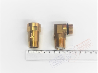 Уголок 1/2 с запорным вентилем и обратным клапаном Хансгрое 25948000