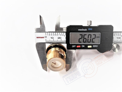 Кран-букса 3\4" керамическая 180гр. регулировки расхода смесителя HI-FI GESSI