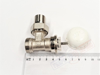 Угловой термостатический клапан для радиатора 1/2"xM24x19 FIV