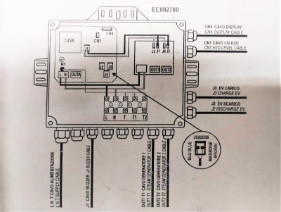 Электроблок управления душевой кабины Albatros CUBE