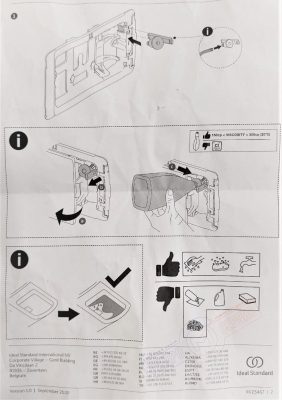 Комплект для преобразования кнопки инсталяции OLEAS SMARTFLUSH