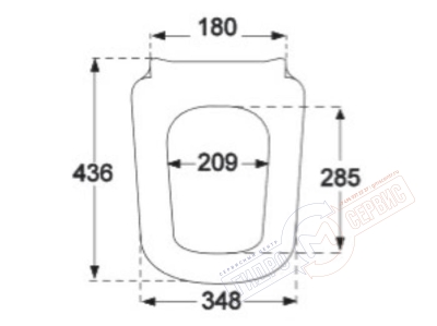 JOYCE Сиденье для унитаза Villeroy&Boch с функцией плавного опускания