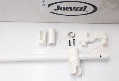 Душевая штанга 24мм L=620mm душевого бокса Jacuzzi J-Sha ACTIV TWIN - белая