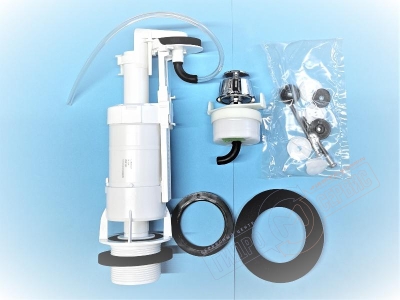 Пневматический клапан Хром слива бачка унитаза, OLI