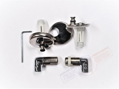 Микролифт Хром с креплением для крышки унитаза LUPI COPCEREVA2