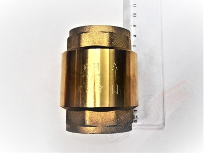 Клапан обратный 1 1/2" DN40 с латунным седлом GH - нзкз