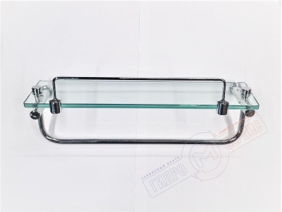 Полка 35*9см с круглыми поручнями для душевой кабины HRC8992