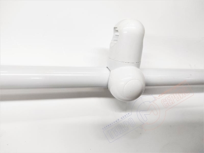 Штанга душа 24мм белая L=50cm кабины AQUALUX