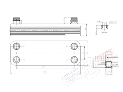 Теплообменник ГВС для котлов Vaillant 065088 (Оригинал)
