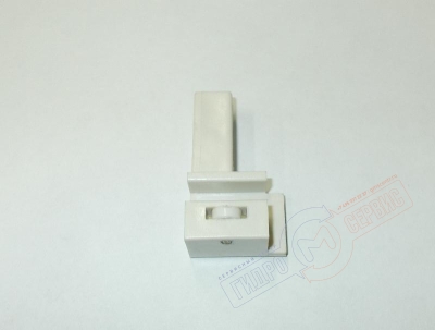 A-0735 Нижний крючок 30х53х16.9 двери APPOLLO, правый, белый 