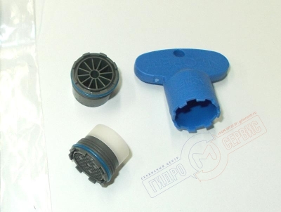 Скрытый аэратор M16,5x1 смесителя Ideal Standard с ключом, комплект 2шт