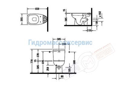 Унитаз Duravit D-Code 21110900002 Унитаз Duravit D-Code 21110900002